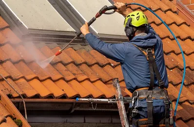 Démoussage et hydrofuge de toiture à Rioux